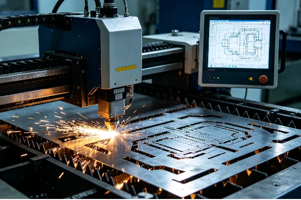 Sheet metal operations in a modern factory